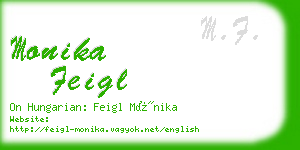 monika feigl business card